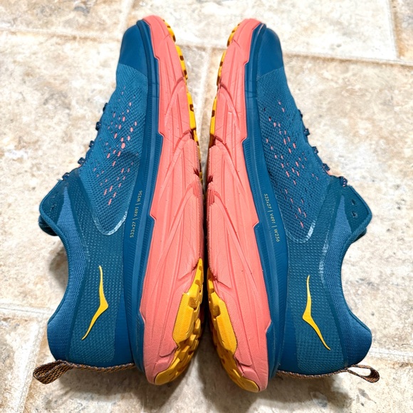 Hoka One One Challenger ATR 6 GTX Womens 11B Trail Running Shoes Blue/Orange - Picture 8 of 11